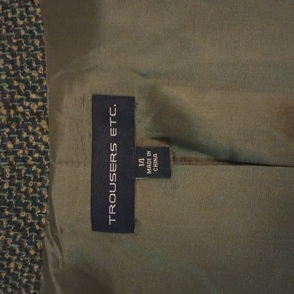 Trousers etc vintage Tweed Blazer, size 14 - Picture 6 of 7